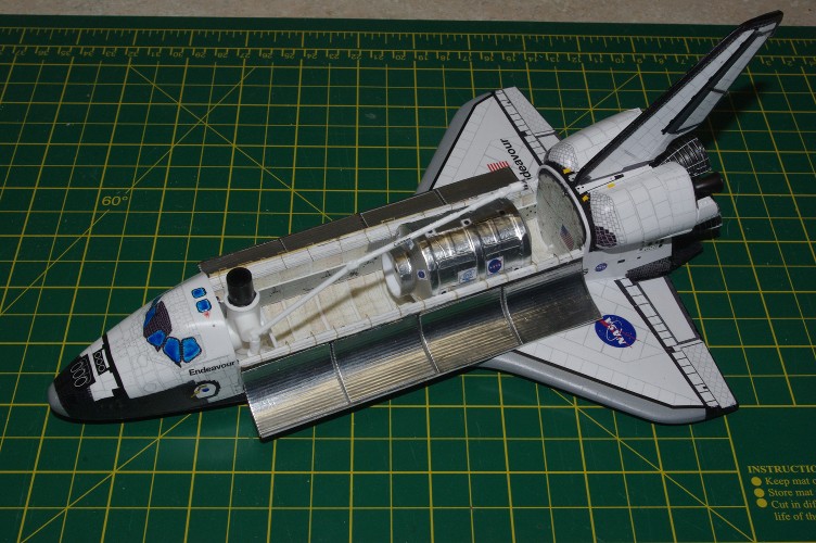 1/100 scale Early Era Shuttle White Tile Decal Set for the Tamiya Orbiter Model 